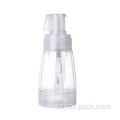 Transparent plastpulversprayflaska